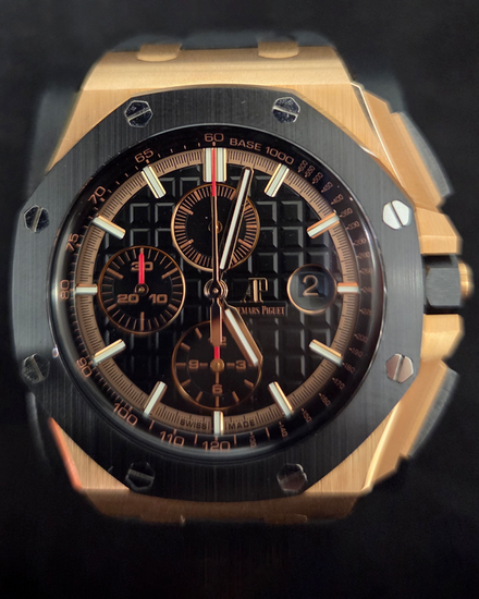 2021 Audemars Piguet Royal Oak Offshore 44MM Black Dial Rubber Strap (26401RO.OO.A002CA.02)
