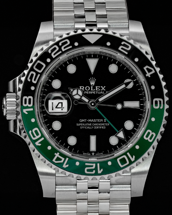 2023 Rolex GMT-Master II "Sprite" 40MM Black Dial Jubilee Bracelet (126720VTNR)