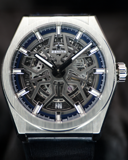 2021 Zenith Defy Classic 41MM Skeleton Dial Leather Strap (95.9000.670/78.R584)