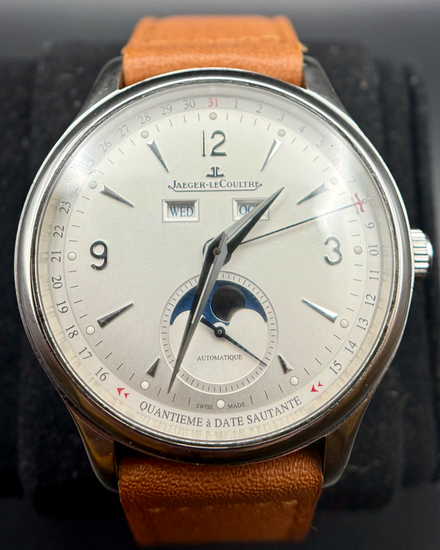 2021 Jaeger-LeCoultre Master Calendar 40MM Silver Dial Leather Strap (Q4148420)