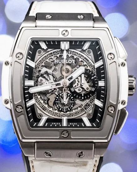 2017 Hublot Spirit Of Big Bang 45MM Skeleton Dial Leather Strap (601.NE.0172.LR.JPN17)