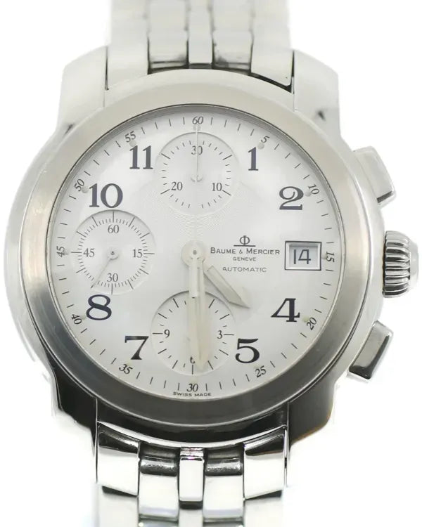 Baume & Mercier Capeland 39MM Silver Dial Steel Bracelet (MV045216)