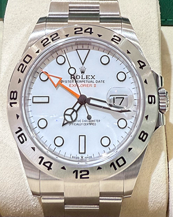 2025 Rolex Explorer II "Polar" 42MM White Dial Oyster Bracelet (226570)