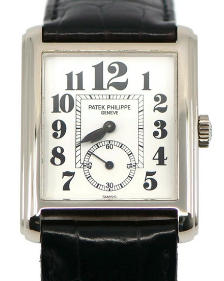 Patek Philippe Gondolo 28MM White Dial Leather Strap (5014G)