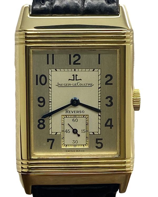 Jaeger-LeCoultre Reverso Grande Taille 26MM Silver Dial Aftermarket Leather Strap (270.1.62)