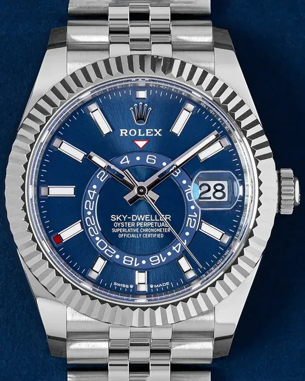 2024 Rolex Sky-Dweller 42MM Blue Dial Jubilee Bracelet (336934)