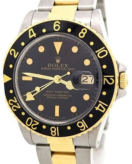 Rolex GMT-Master 40MM Black Dial Two-Tone Oyster Bracelet (16753)