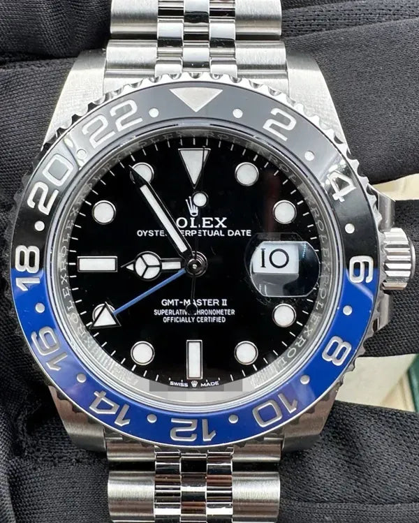 2025 Rolex GMT-Master II "Batgirl" 40MM Black Dial Jubilee Bracelet (126710BLNR)