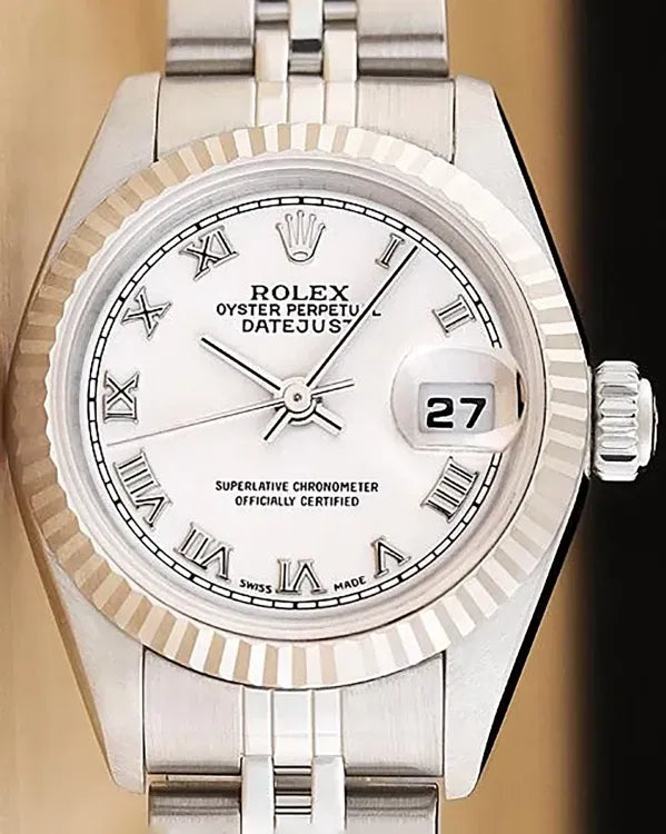 Rolex Lady-Datejust 26MM White Dial Jubilee Bracelet (79174)