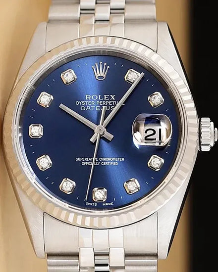 Rolex Datejust 36MM Blue Dial Jubilee Bracelet (16234)