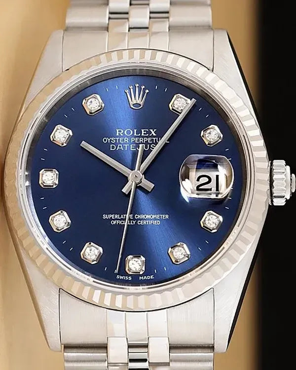 Rolex Datejust 36MM Blue Dial Jubilee Bracelet (16234)