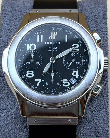 Hublot Classic MDM 40MM Black Dial Rubber Strap (1810.1)