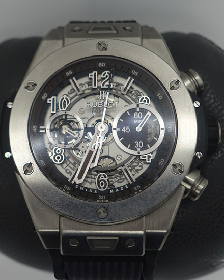 2018 Hublot Big Bang Unico Boutique Exclusives 45MM Skeleton Dial Rubber Strap (411.NX.3170.LR)