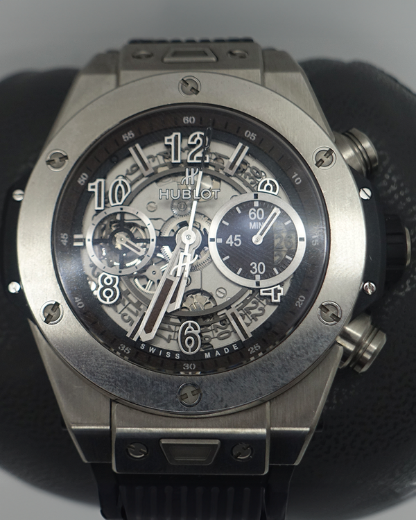 2018 Hublot Big Bang Unico Boutique Exclusives 45MM Skeleton Dial Rubber Strap (411.NX.3170.LR)