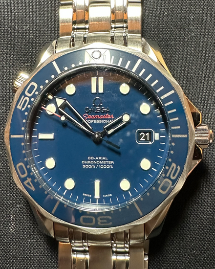 2020 Omega Seamaster Diver 300M 41MM Blue Dial Steel Bracelet (212.30.41.20.03.001)