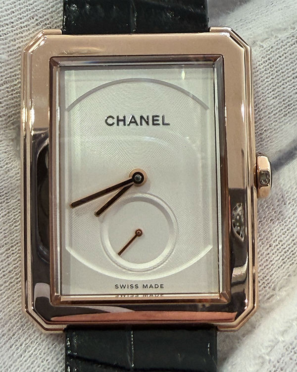 2021 Chanel Boy-Friend 37MM Silver Dial Leather Strap (H4315)