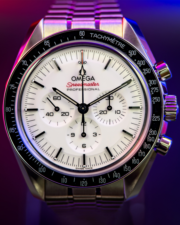 2025 Omega Speedmaster Professional Moonwatch 42MM White Dial Steel Bracelet (310.30.42.50.04.001)