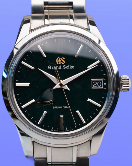 No Reserve - Grand Seiko Heritage L.E. "Mt. Fuji Summer Green" 40.2MM Green Dial Steel Bracelet (SBGA453)