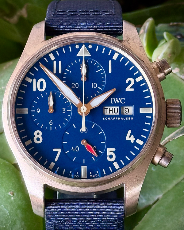 2022 IWC Schaffhausen Pilot 41MM Blue Dial Textile Strap (IW388109)