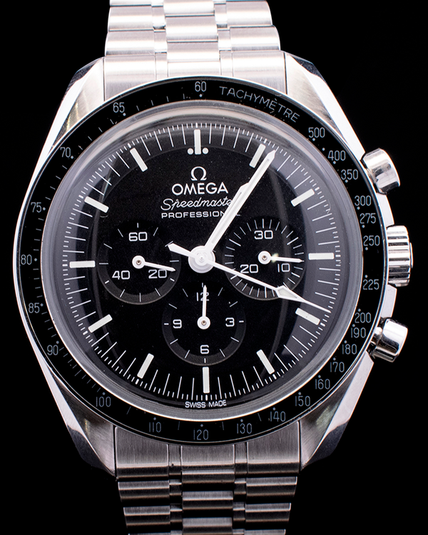2021 Omega Speedmaster Professional Moonwatch 42MM Black Dial Steel Bracelet (310.30.42.50.01.002)