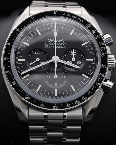 Omega Speedmaster Professional Moonwatch 42MM Black Dial Steel Bracelet (310.30.42.50.01.002)