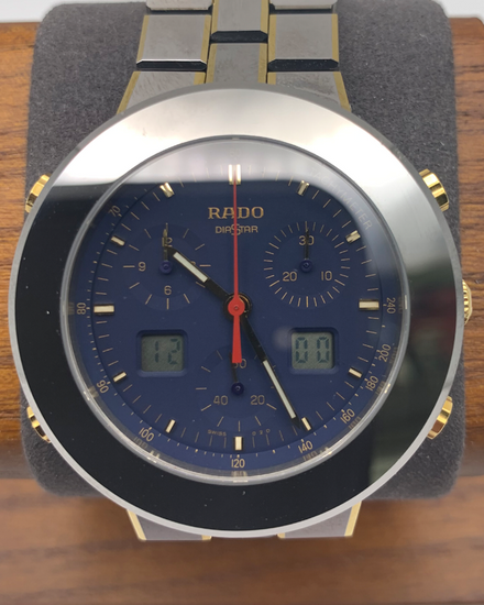 Rado Diastar Diamaster 41MM Quartz Blue Dial Steel Bracelet (539.0377.3)