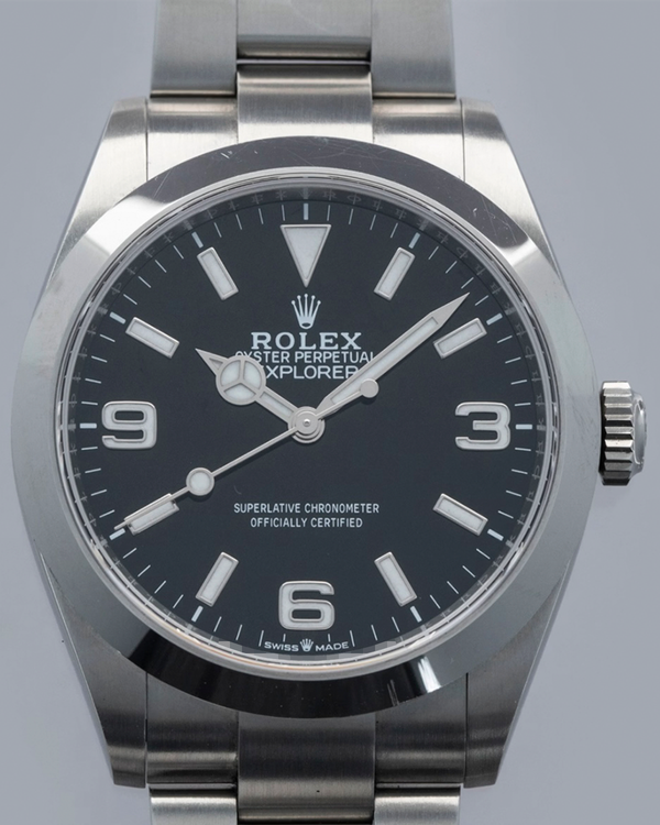 2023 Rolex Explorer 40MM Black Dial Oyster Bracelet (224270)