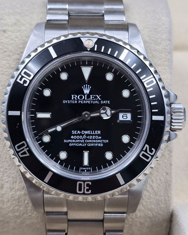 1998 Rolex Sea-Dweller 4000 40MM Black Dial Oyster Bracelet (16600)