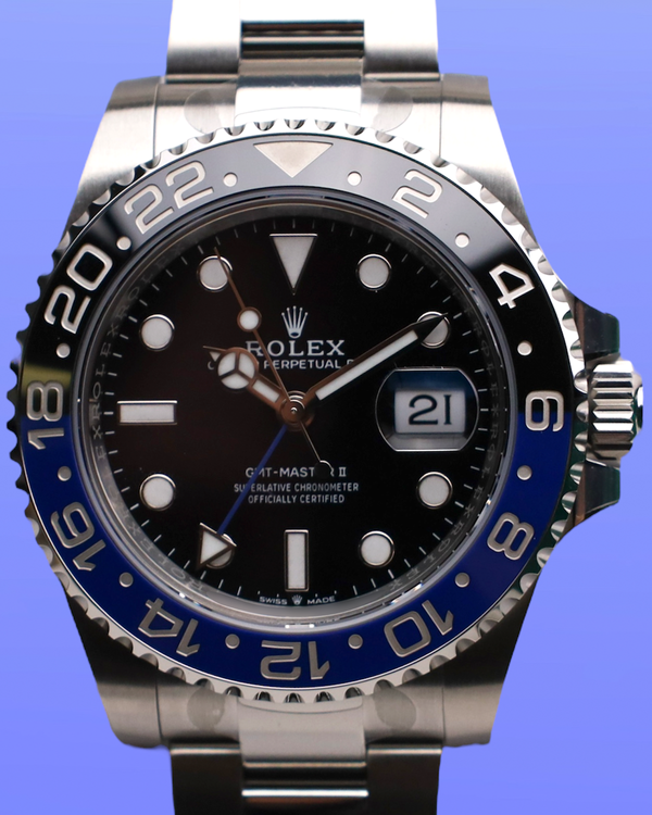 2025 Rolex GMT-Master II "Batgirl" 40MM Black Dial Jubilee Bracelet (126710BLNR)