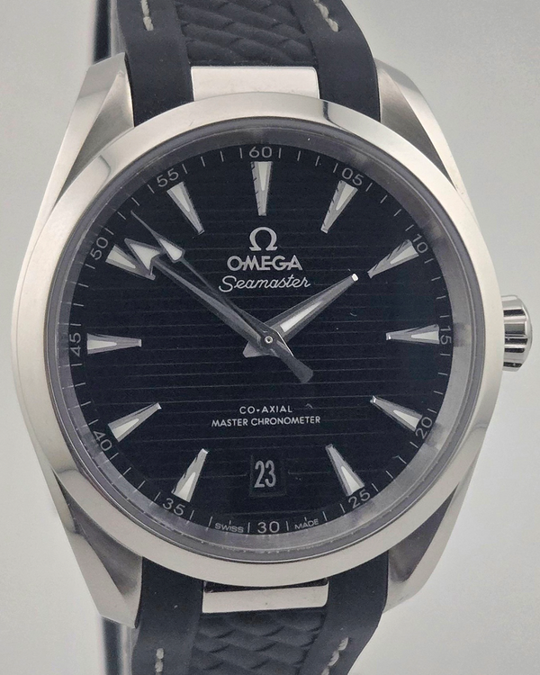 2025 Omega Seamaster Aqua Terra 150M 38MM Black Dial Rubber Strap (220.12.38.20.01.001)