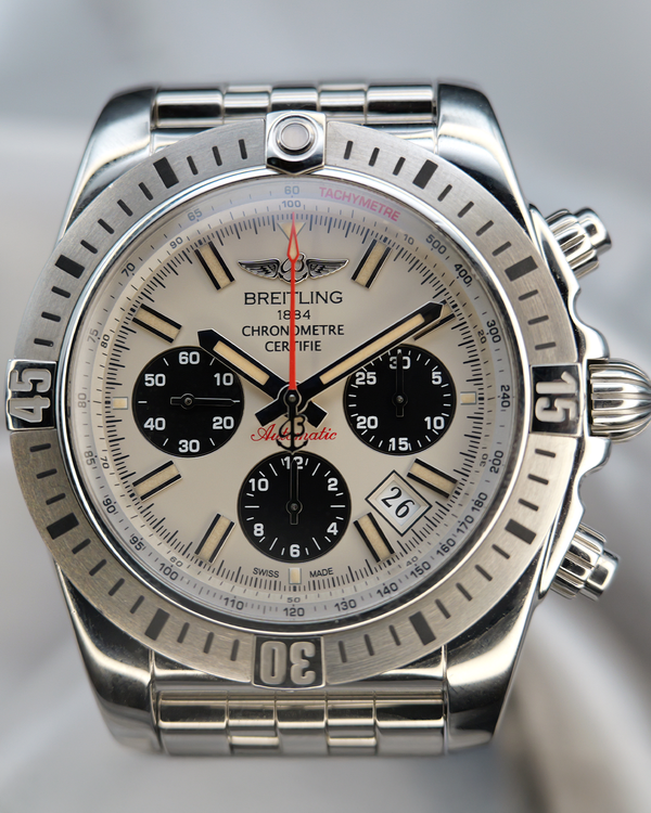 Breitling Chronomat Airborne "30th Anniversary" S.E. 44MM Cream Dial Steel Bracelet (AB0115)