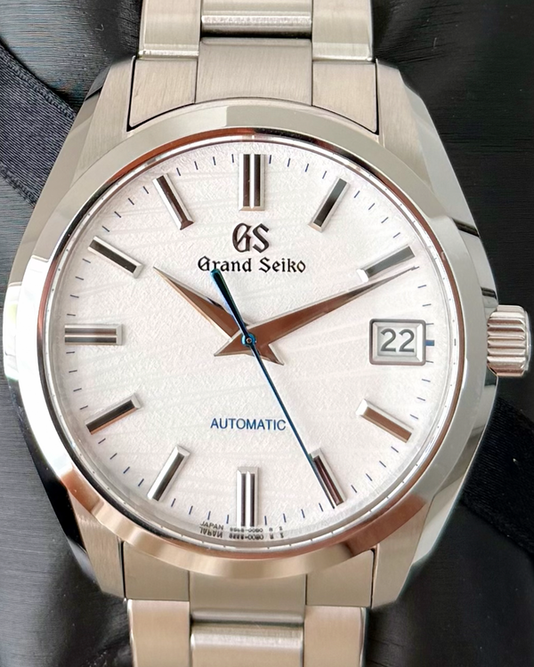 2020 Grand Seiko Heritage "Snow on Mt. Iwate" Asia L.E. 42MM White Dial Steel Bracelet (SBGR319)