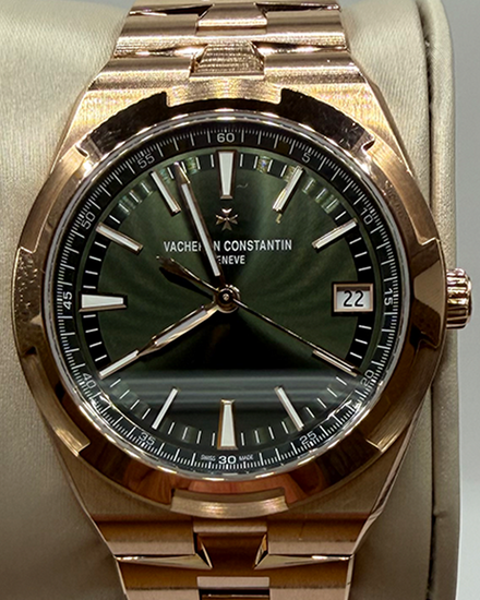 Vacheron Constantin Overseas 41MM Green Dial Rose Gold Bracelet (4520V/210R-B967)