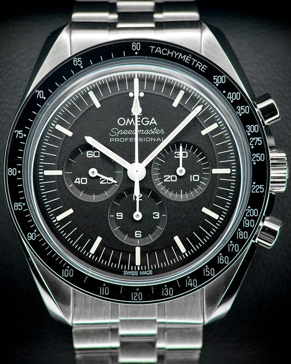 2025 Omega Speedmaster Professional Moonwatch 42MM Black Dial Steel Bracelet (310.30.42.50.01.001)