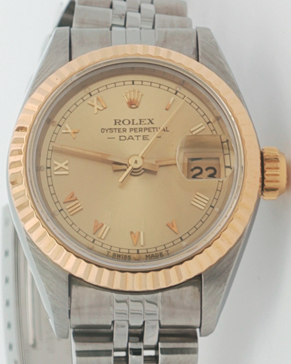 1984 Rolex Lady-Datejust 26MM Champagne Dial Jubilee Bracelet (69173)