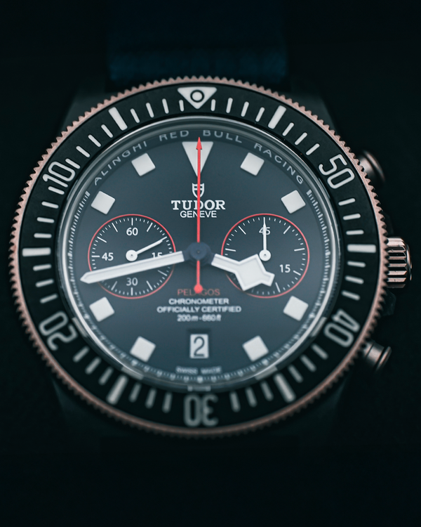2025 Tudor Pelagos Alinghi Red Bull Racing 43MM Blue Dial Textile Strap (25807KN)