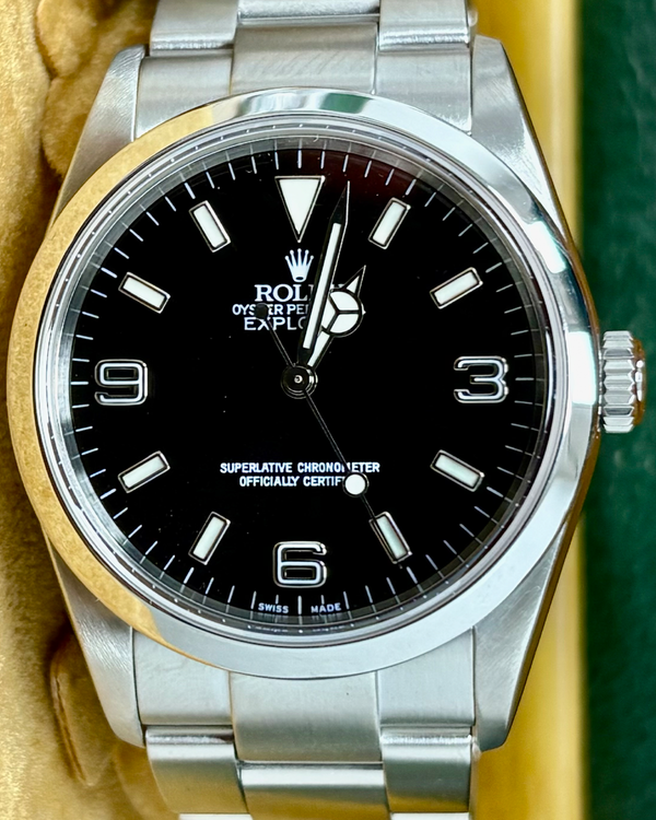 2001 Rolex Explorer 36MM Black Dial Oyster Bracelet (114270)