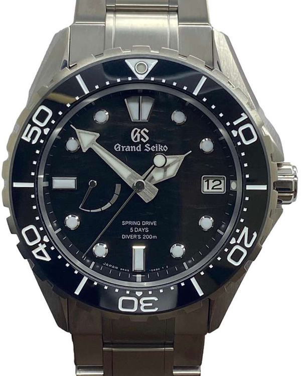2024 Grand Seiko Evolution 9 43.8MM Black Dial Titanium Bracelet (SLGA015G)