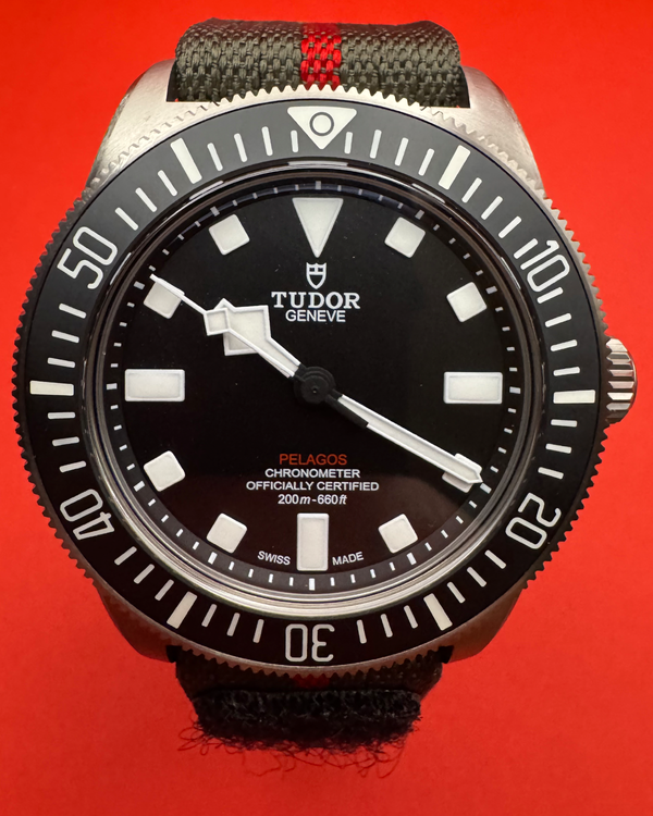 No Reserve - 2023 Tudor Pelagos FXD 42MM Black Dial Textile Strap (25717N)