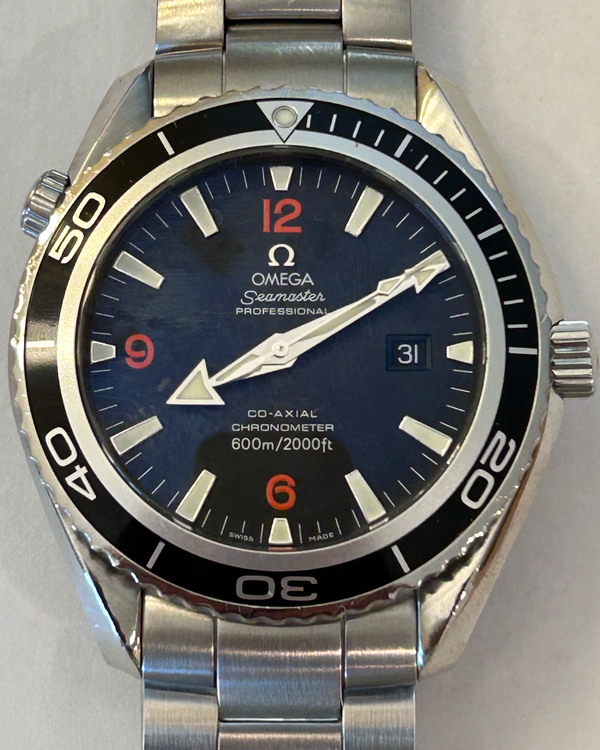 Omega Seamaster Planet Ocean 600M 45.5MM Black Dial Steel Bracelet (2200.51.00)