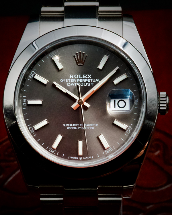 2025 Rolex Datejust 41MM Slate Dial Oyster Bracelet (126300)