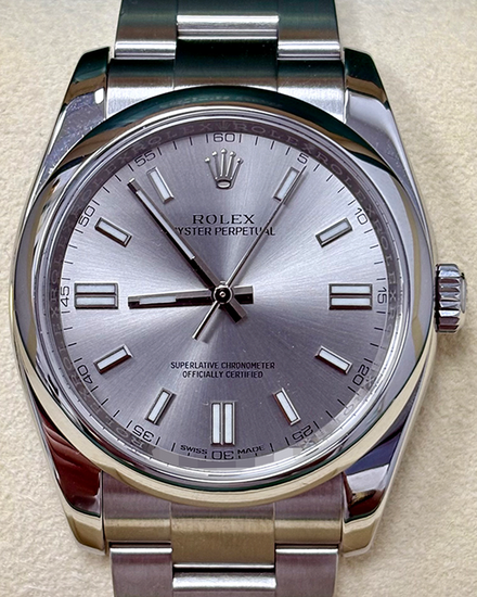 Rolex Oyster Perpetual 36MM Slate Dial Oyster Bracelet (116000)