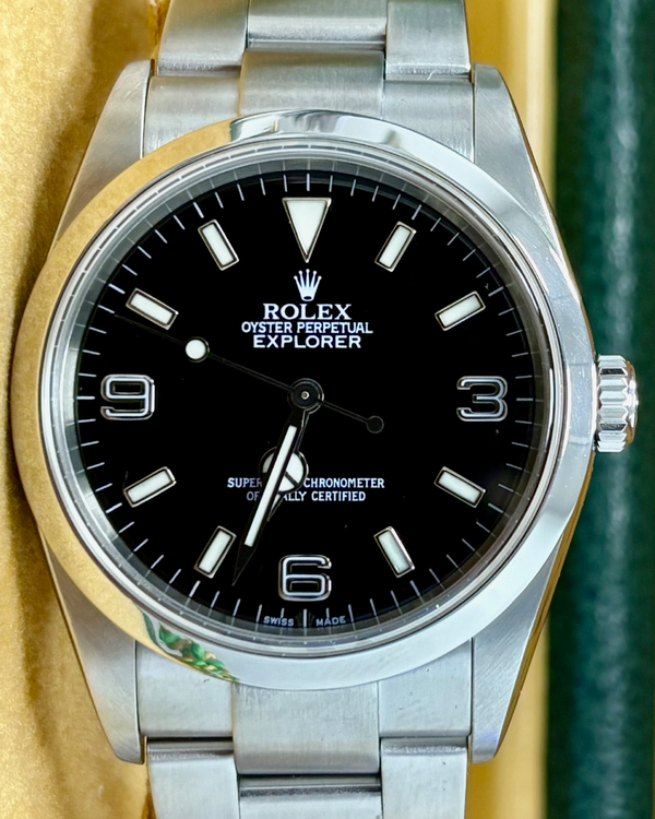 2004 Rolex Explorer 36MM Black Dial Oyster Bracelet (114270)