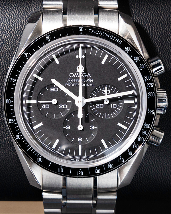 2021 Omega Speedmaster Professional Moonwatch 42MM Black Dial Steel Bracelet (311.30.42.30.01.006)