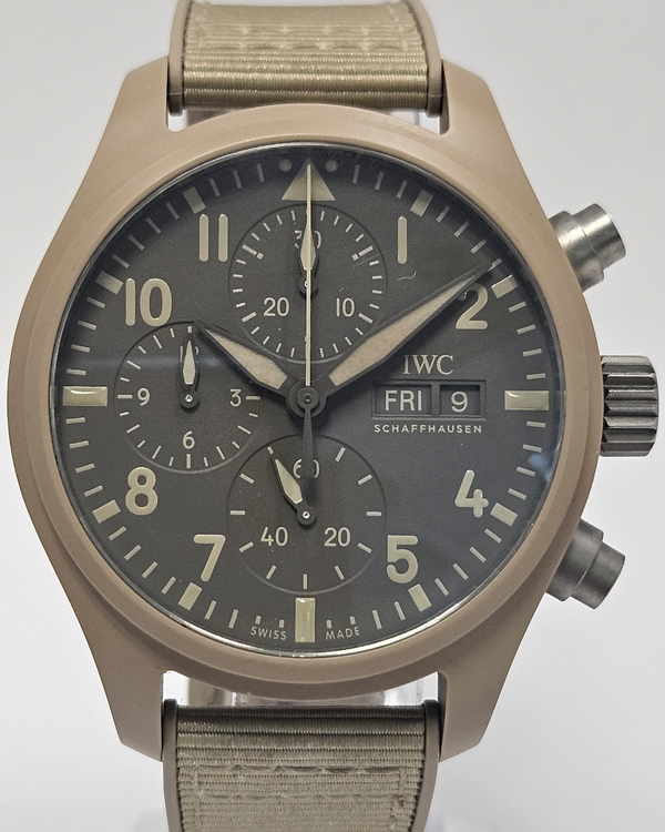 2024 IWC Schaffhausen Pilot Top Gun "Mojave Desert" 41MM Brown Dial Textile Strap (IW389402)