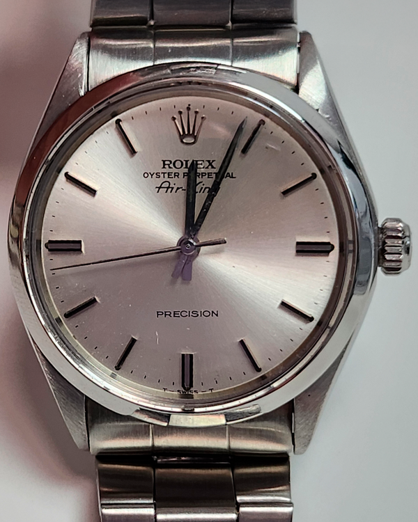 1974 Rolex Air-King 34MM Silver Dial Oyster Bracelet (5500)
