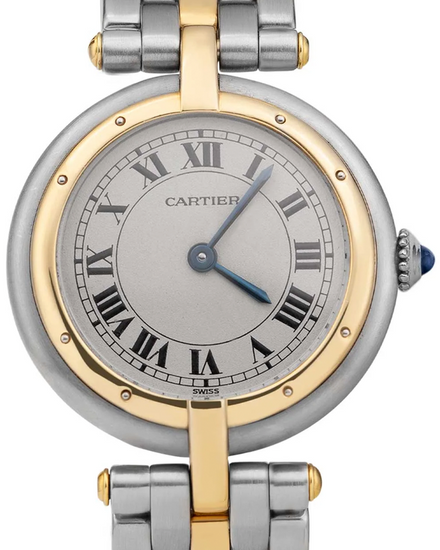 Cartier Panthère Cougar 24MM Quartz White Dial Two-Tone Bracelet (1057920)