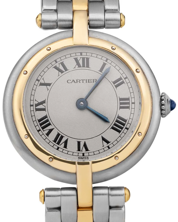 Cartier Panthère Cougar 24MM Quartz White Dial Two-Tone Bracelet (1057920)