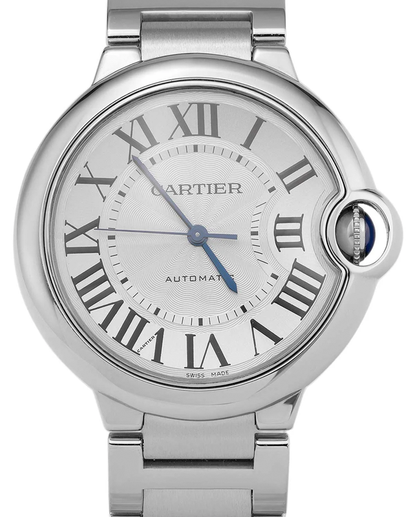 Cartier Ballon Bleu 36MM Silver Dial Steel Bracelet (W6920046)