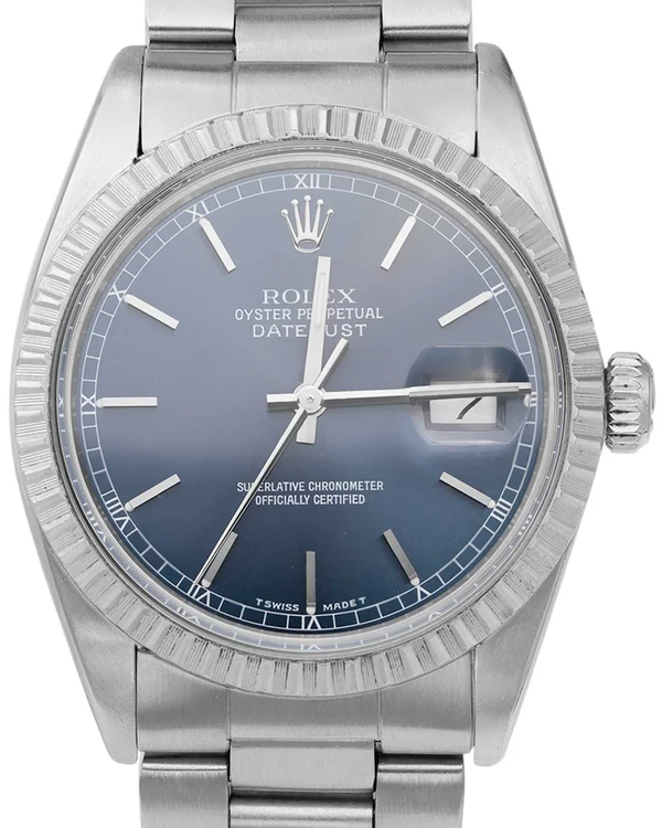 Rolex Datejust 36MM Blue Dial Oyster Bracelet (16030)